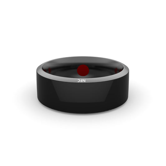 Smart Ring Wearable Device Multifunctional Black High-tech